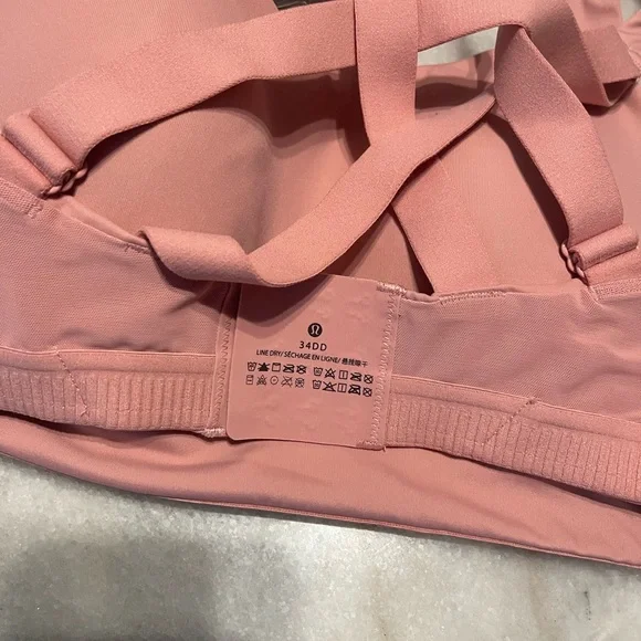 Lululemon Energy Bra High Support Size 34DD ,Pink -Good Condition - Picture 15 of 15